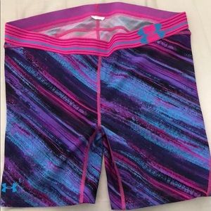 Under armor spandex sliding shorts